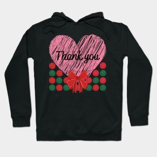 Thank you and Christmas Hoodie